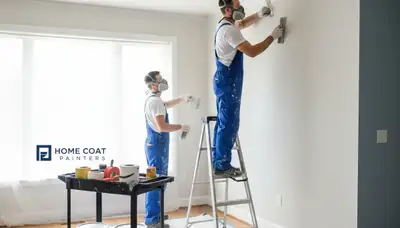 Professional drywall repair and wall restoration in Burlington, MA homes by expert painters