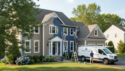 Professional house painting in Burlington, MA by Painters in Burlington MA