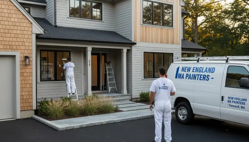 Burlington, MA house painters providing professional interior and exterior painting services