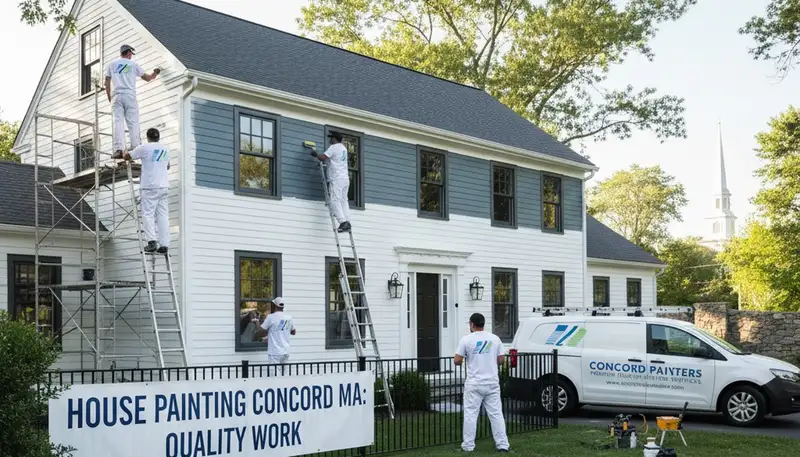 Professional house painting services in Burlington, MA by Painters in Burlington MA