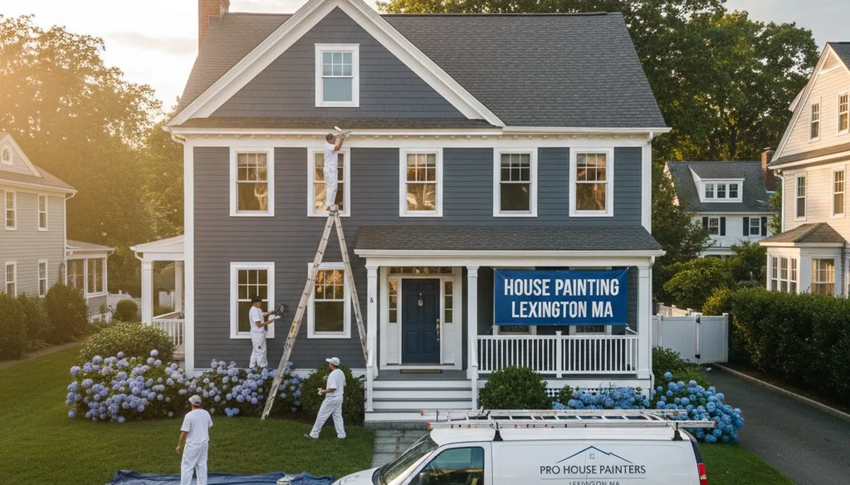 House painters in Burlington, MA providing professional interior and exterior painting services