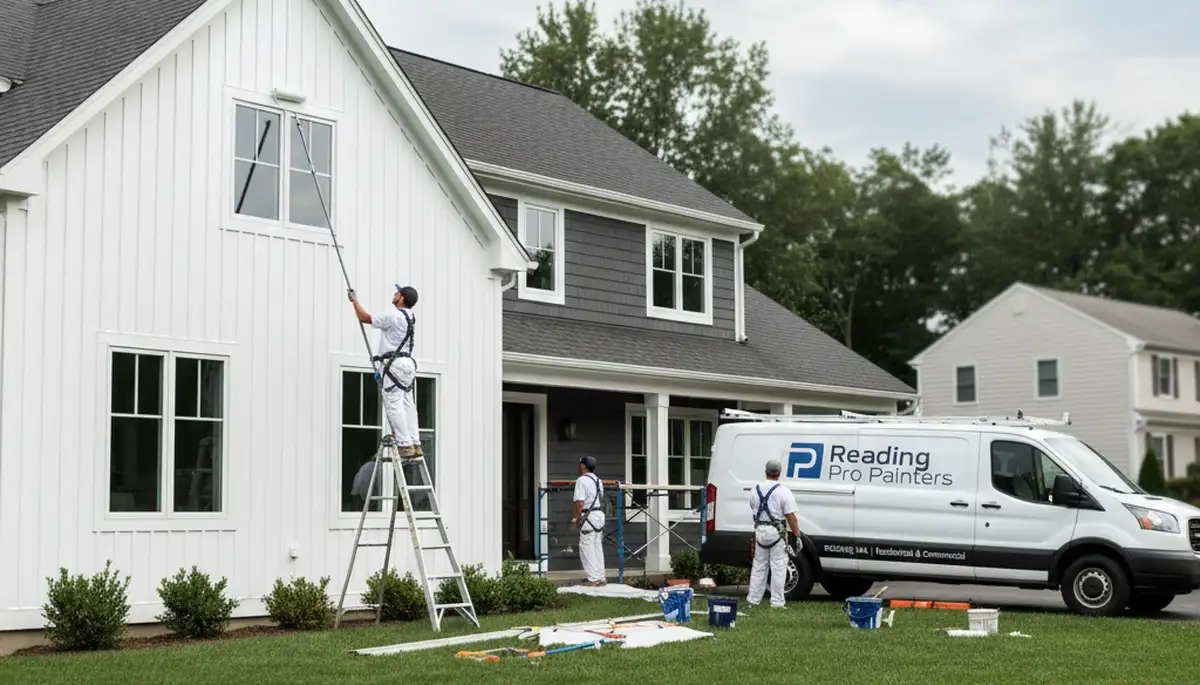 House painters in Burlington, MA providing professional interior and exterior painting services