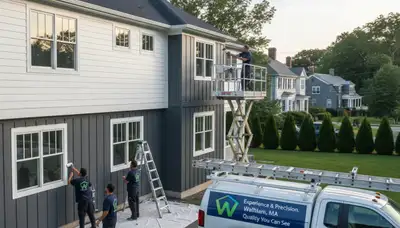 Professional house painting services in Burlington, MA by Painters in Burlington MA