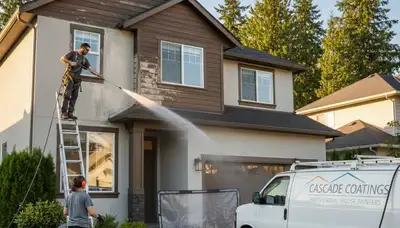 Professional pressure cleaning restoring home exterior in Burlington, MA
